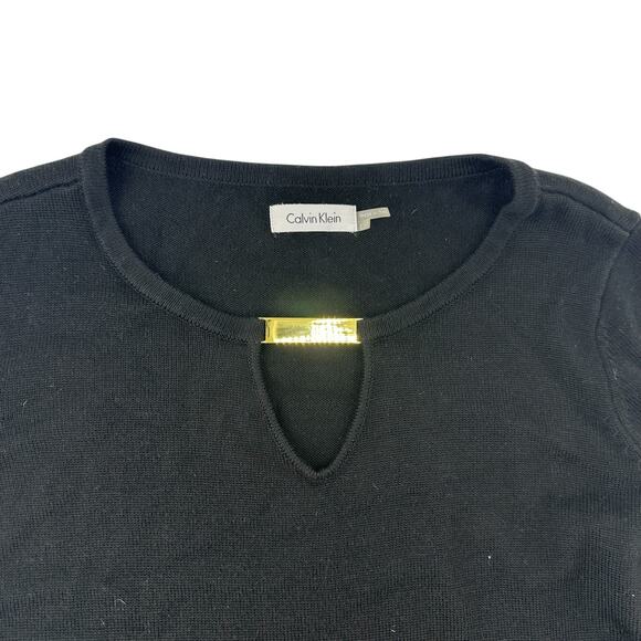 Calvin Klein Long Sleeve fitted sweater Dress Women's size Large - Picture 3 of 8